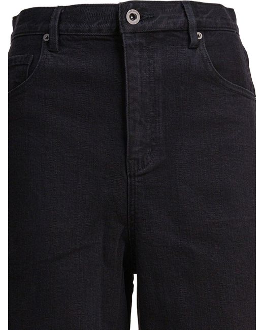 Self-Portrait Blue Wide Leg Jeans