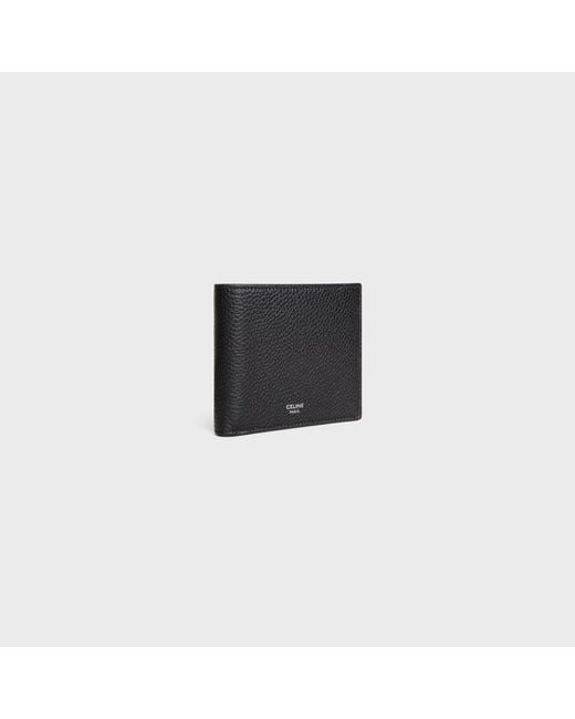 Céline Black Bi-Fold Leather Wallet for men