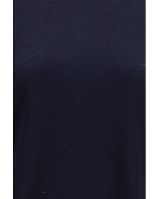 Thom Browne Blue Wool-Blend T-Shirt