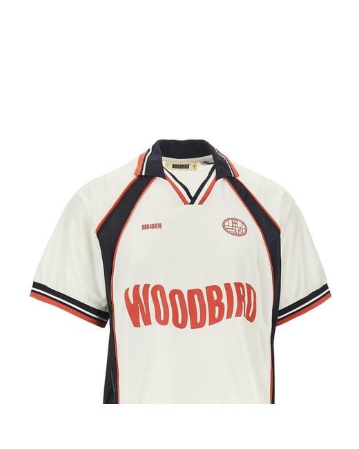 Woodbird Red 'Wbtaka' Sports Polo Shirt for men