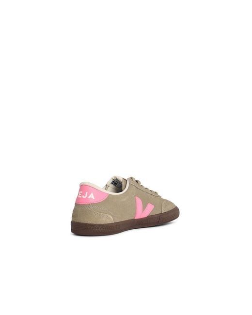 Veja Brown 'Volley' 'Taupe' Suede Sneakers