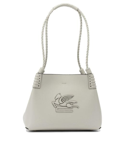 Etro White "Libra" Shoulder Bag