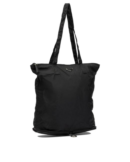 Prada Black Small Re-Nylon Shoulder Bag