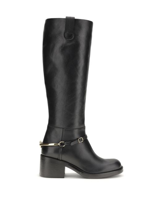 Chloé Black Chloã Dakota Boots