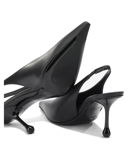 Jimmy Choo Black "Isa 80" Slingback