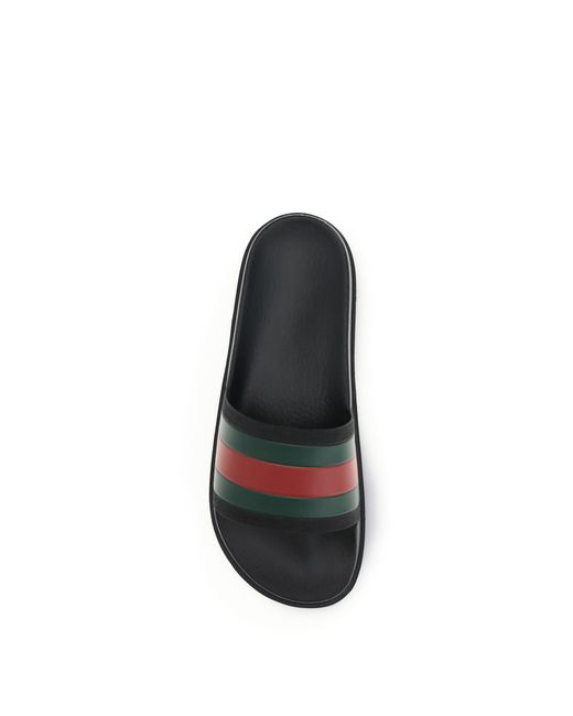 Gucci White Rubber Slippers for men