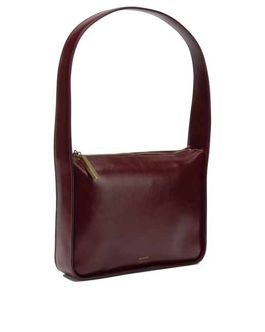 Khaite Purple "Lory Squared" Small Shoulder Bag