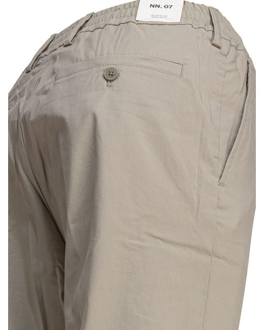 NN07 Gray Billie Trousers Grey for men