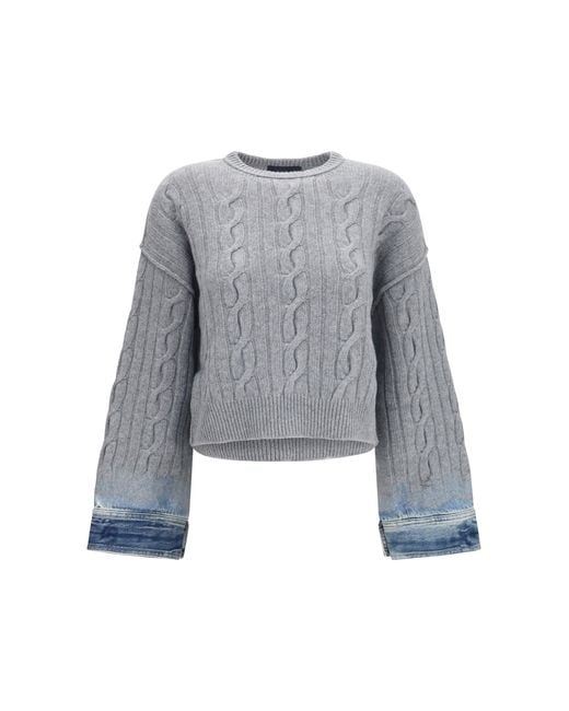 Haikure Gray Karine Pollock Sweater
