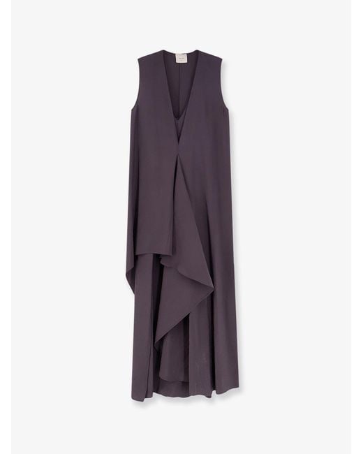 Alysi Purple Peach Touch Long Dress