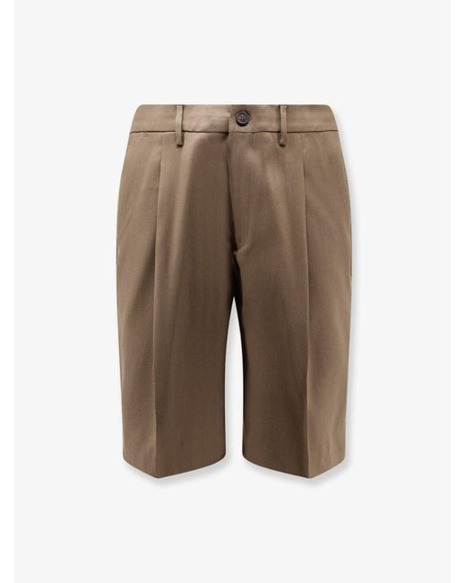 Golden Goose Deluxe Brand Natural Deluxe Brand Virgin Wool Shorts for men