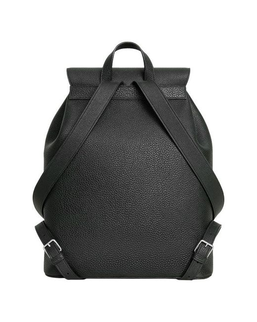 Céline Black "Folco" Leather Backpack for men