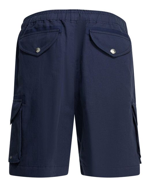 Brunello Cucinelli Blue Short Cargo for men