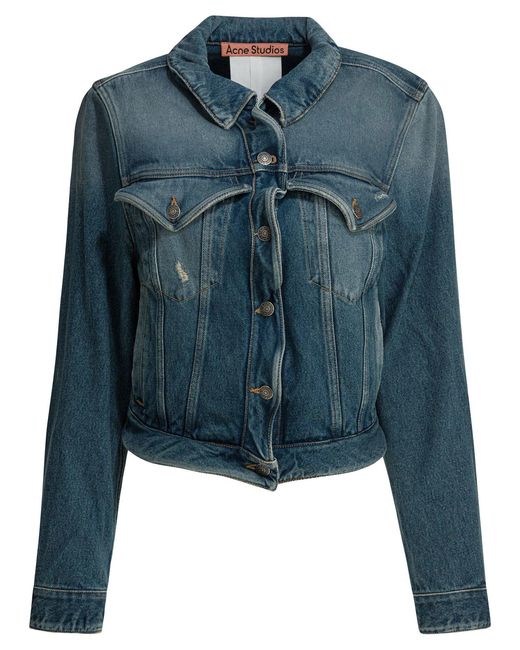 Acne Blue Jackets & Coats Jackets And Coats