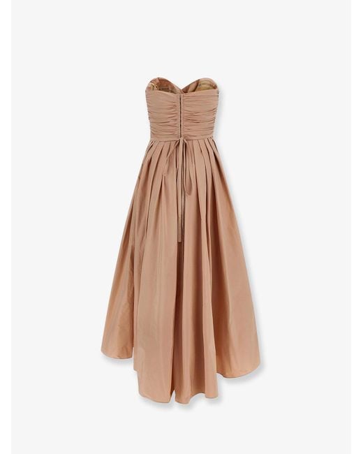 Pinko Natural Dress Dattero Taffeta