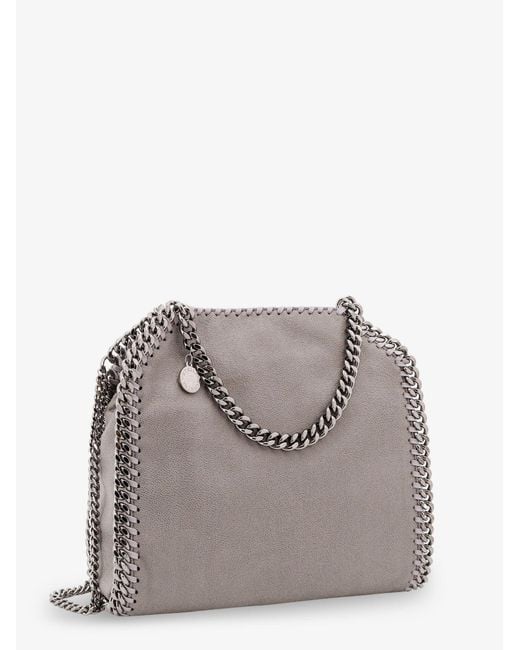Stella McCartney Gray Falabella Eco Shaggy Dear Crossbody Bag