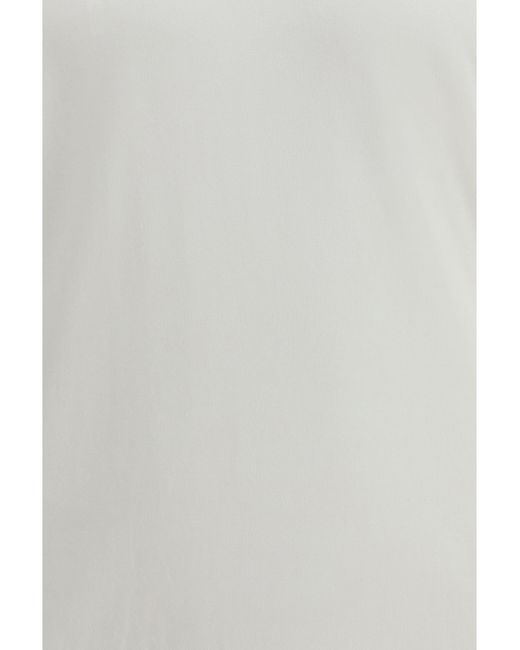 Brunello Cucinelli White Cotton T-Shirt for men