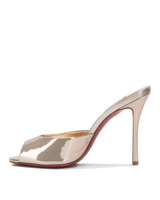 Christian Louboutin Natural Dolly 100 Specchio Sat