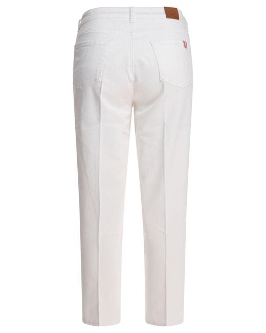 Ines De La Fressange Paris White Jeans