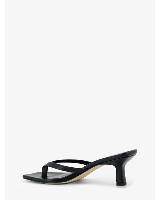 Aeyde White Wilma Leather Sandals