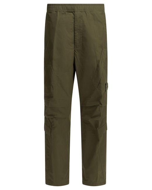 Men's Green Cargo Trousers