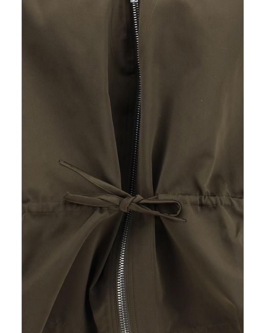 Rick Owens Green Satin Jacket