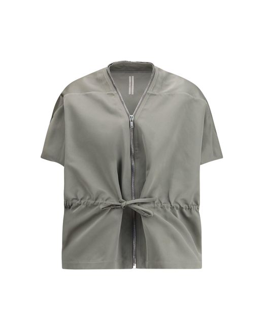 Women's Gray Satin Jacket