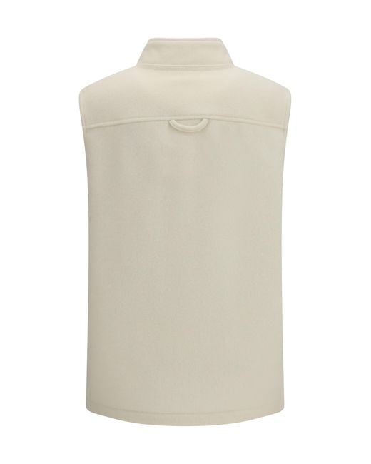 Rier White Virgin Wool Vest