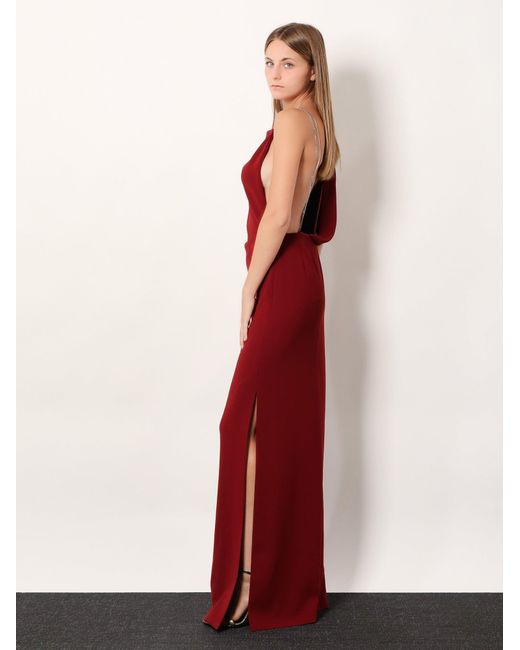 Max Mara Red Pentola Long Dress