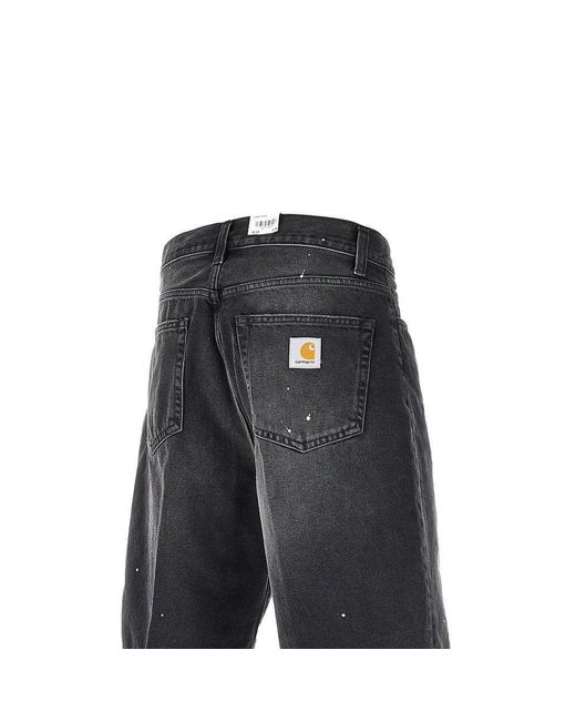 Carhartt Gray 'Landon' Denim Shorts for men