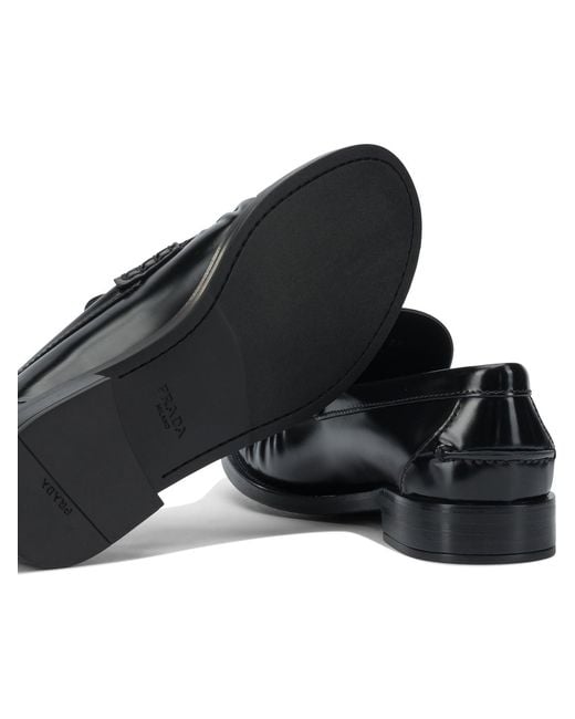Prada Black Loafers