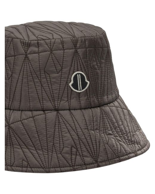 Rick Owens Brown Padded Bucket Hat
