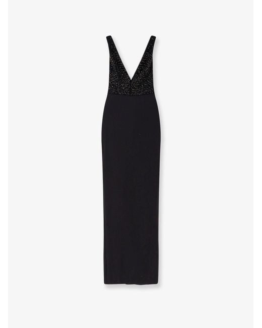 Elisabetta Franchi Black Carpet Long Dress
