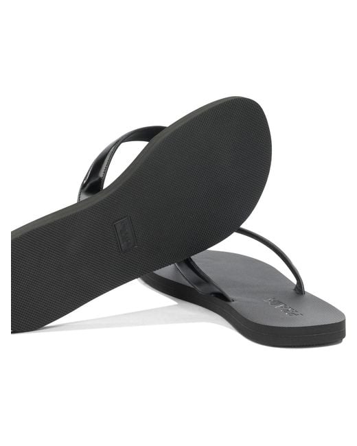 Prada White Leather Flip Flops Sandals