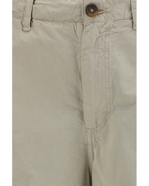 Sebago White Northfield Cargo Shorts-Safari for men