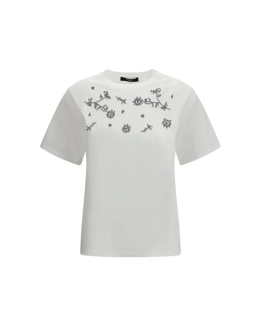 Weekend by Maxmara Gray Agile Cotton T-Shirt