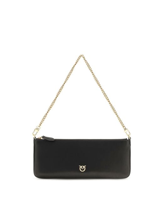 Women's White Horizontal Flat Leather Wallet Nero-Antique