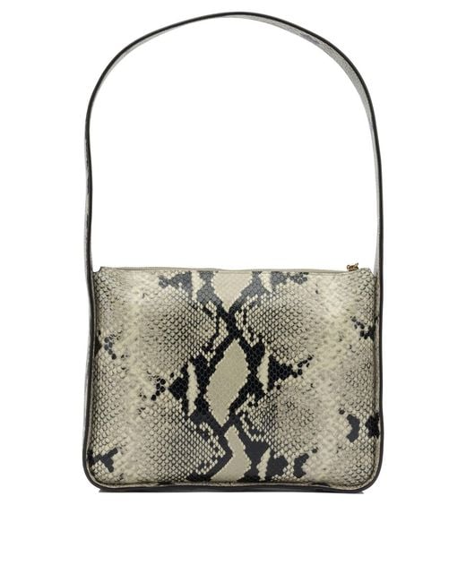 Khaite Gray "Lori Squared" Small Shoulder Bag