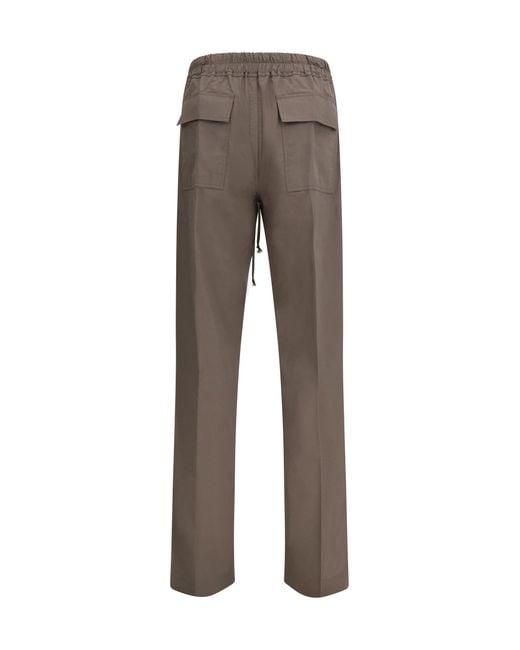 Rick Owens Gray Dietrich Pants for men