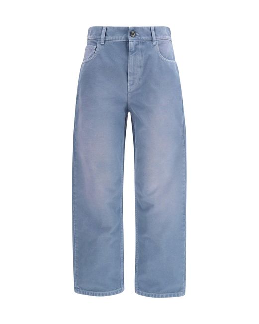 Women's Blue Five-Pocket Jeans