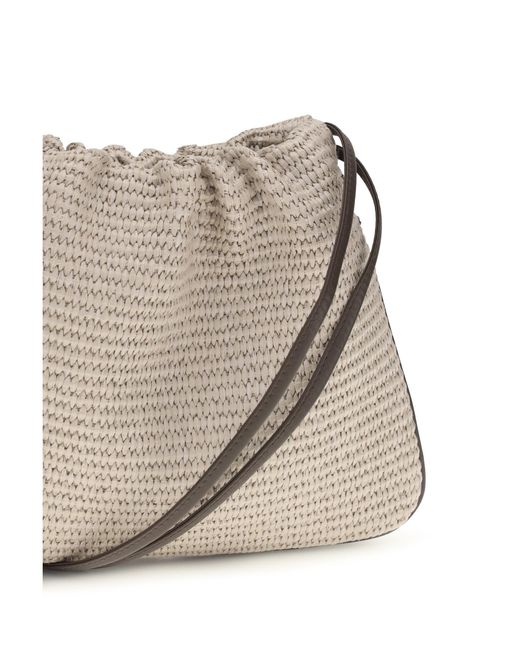 Brunello Cucinelli White Bc Duo Handbag