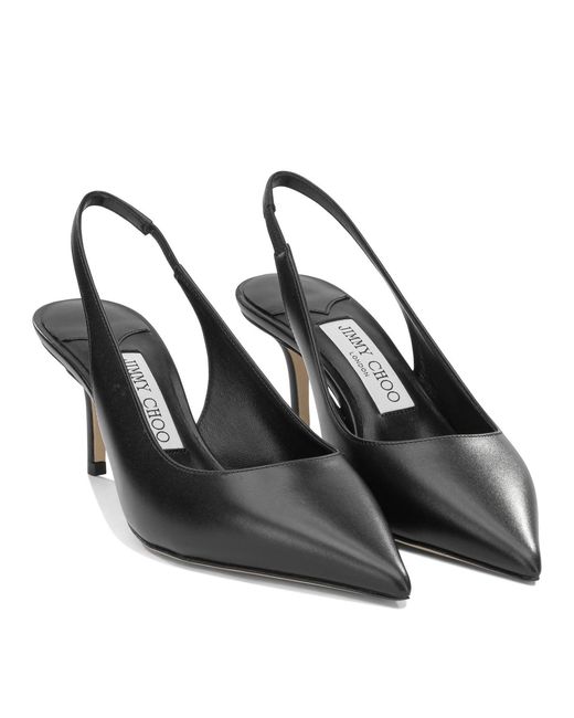 Jimmy Choo Black "Love 65Mm" Slinkgback