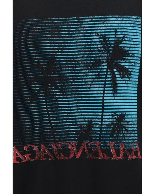 Balenciaga Blue Sweatshirt Cotton for men