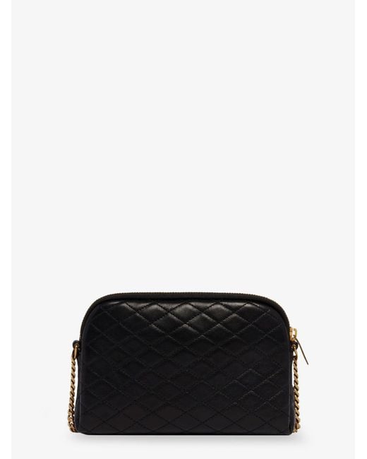 Saint Laurent Black Gaby Leather Shoulder Bag