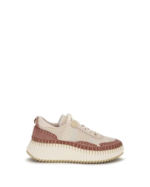 Chloé Pink Sneakers Nama