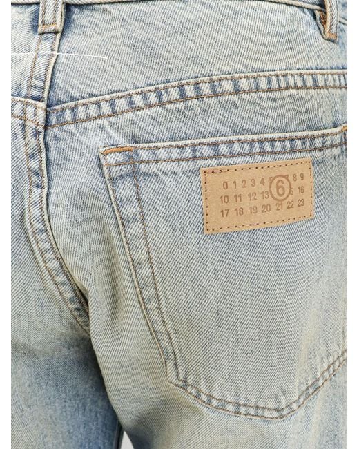 MM6 by Maison Margiela Blue Jeans 100% Cotton