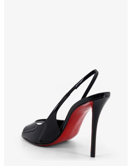 Christian Louboutin Black Sofia Z Patent Leather Sandals