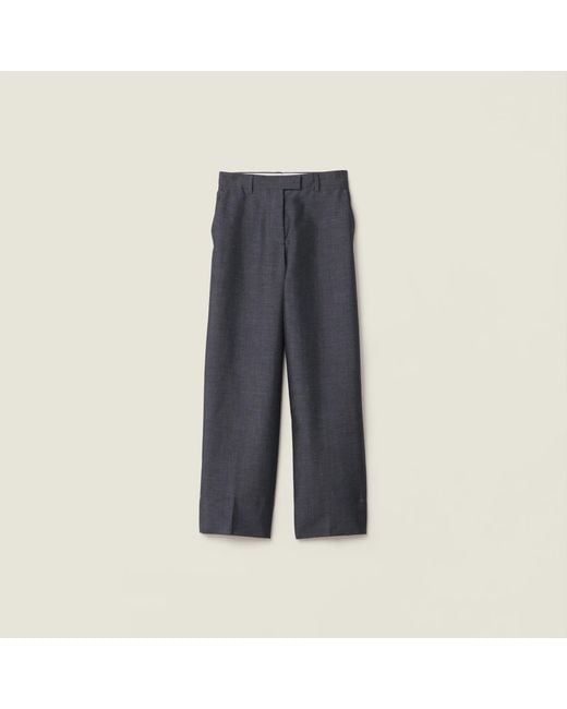 Miu Miu Blue Pants