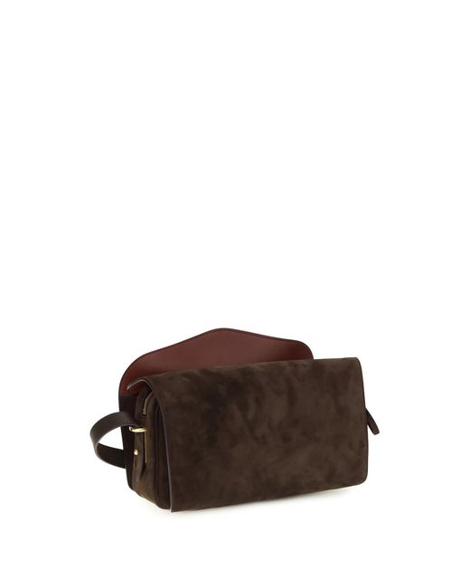 Balenciaga Brown Le 7 Medium Shoulder Bag