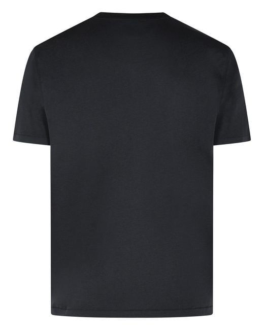 Tom Ford Black Cotton Blend T-Shirt for men
